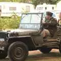 A Willy's jeep roams around, The 1940s Steam Train Weekend, Holt, Norfolk - 18th September 2011