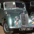 A nice silver-blue vintage car, The 1940s Steam Train Weekend, Holt, Norfolk - 18th September 2011