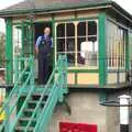 The signal box at Holt, The 1940s Steam Train Weekend, Holt, Norfolk - 18th September 2011