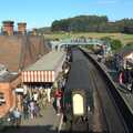 View from the bridge of Weybourne Station, The 1940s Steam Train Weekend, Holt, Norfolk - 18th September 2011
