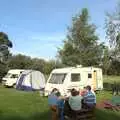 The Van in the background, Fred's Birthday and Mildenhall Camping, Suffolk - 25th September 2011