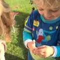 Fred's got a ladybird, Fred's Birthday and Mildenhall Camping, Suffolk - 25th September 2011