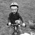 Fred rides his bike around, Fred's Birthday and Mildenhall Camping, Suffolk - 25th September 2011