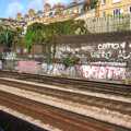 Railway lines and 'death' graffiti, An Apple-Picking Heatwave, and Other Stories, London and Brome, Suffolk - 2nd October 2011