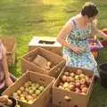 Thomas gets in to a box, An Apple-Picking Heatwave, and Other Stories, London and Brome, Suffolk - 2nd October 2011