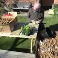 Fred's Grandad helps sort out some walnuts, Paul's TouchType Birthday and the Old Chap Visits, London and Brome, Suffolk - 9th October 2011