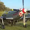 The two Mustangs are parked up, Another Afternoon with Janie and Marinell the Mustangs, Hardwick, Norfolk - 16th October 2011