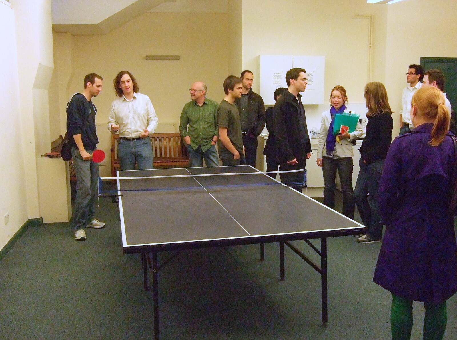 The table-tennis table from TouchType Moves Offices and a Night in The Kings Head, Brockdish and London - 19th October 2011