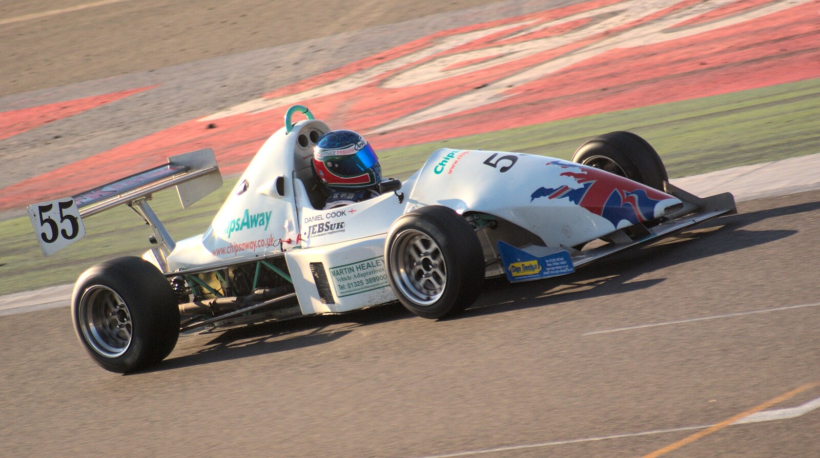 Daniel Cook races around from TouchType at Silverstone, Northamptonshire - 22nd October 2011