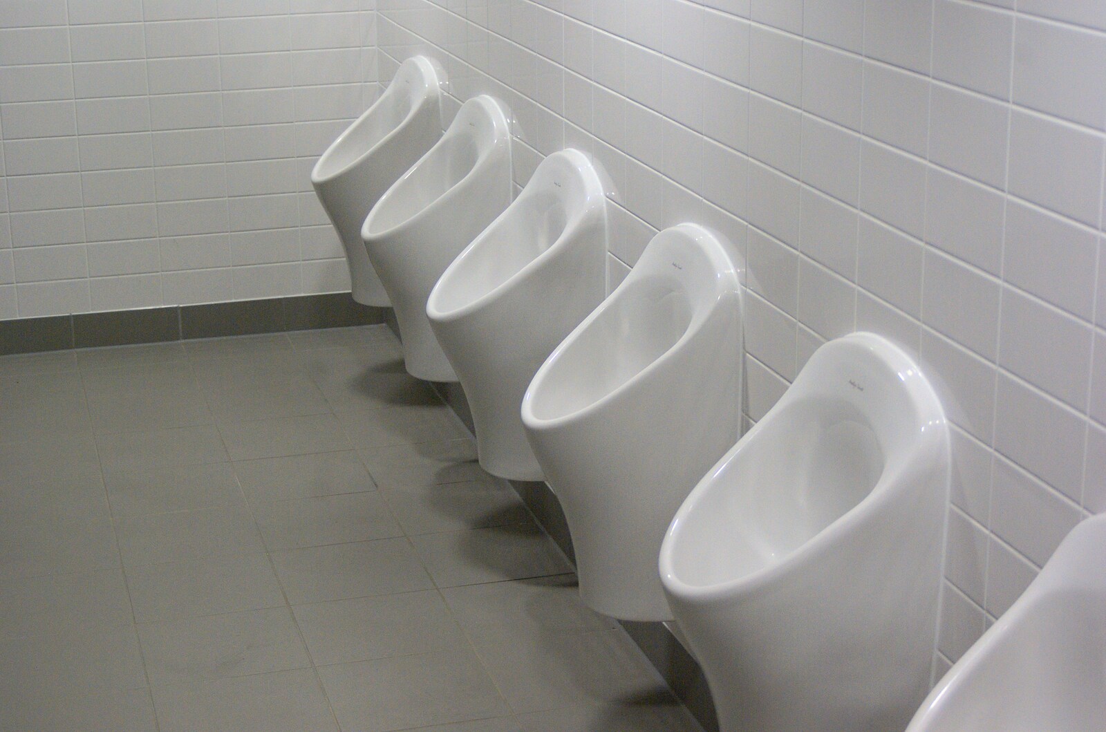 Funky Silverstone urinals from TouchType at Silverstone, Northamptonshire - 22nd October 2011