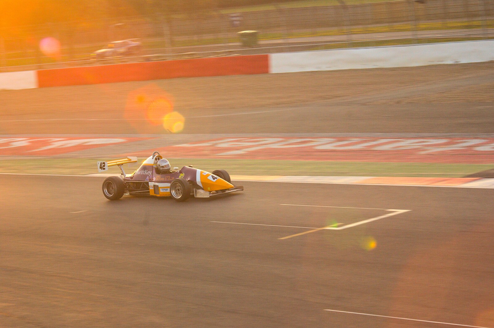 Paul's car - number 42 - races around from TouchType at Silverstone, Northamptonshire - 22nd October 2011
