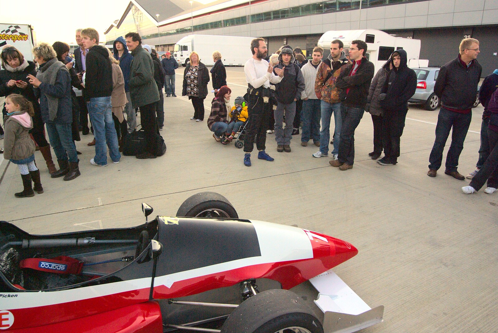 A post-race gathering from TouchType at Silverstone, Northamptonshire - 22nd October 2011
