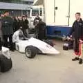 A prize is accepted and a speech given, TouchType at Silverstone, Northamptonshire - 22nd October 2011