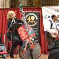 A patriotic Double Bass, The CAMRA Norwich Beer Festival, St. Andrew's Hall, Norwich - 26th October 2011