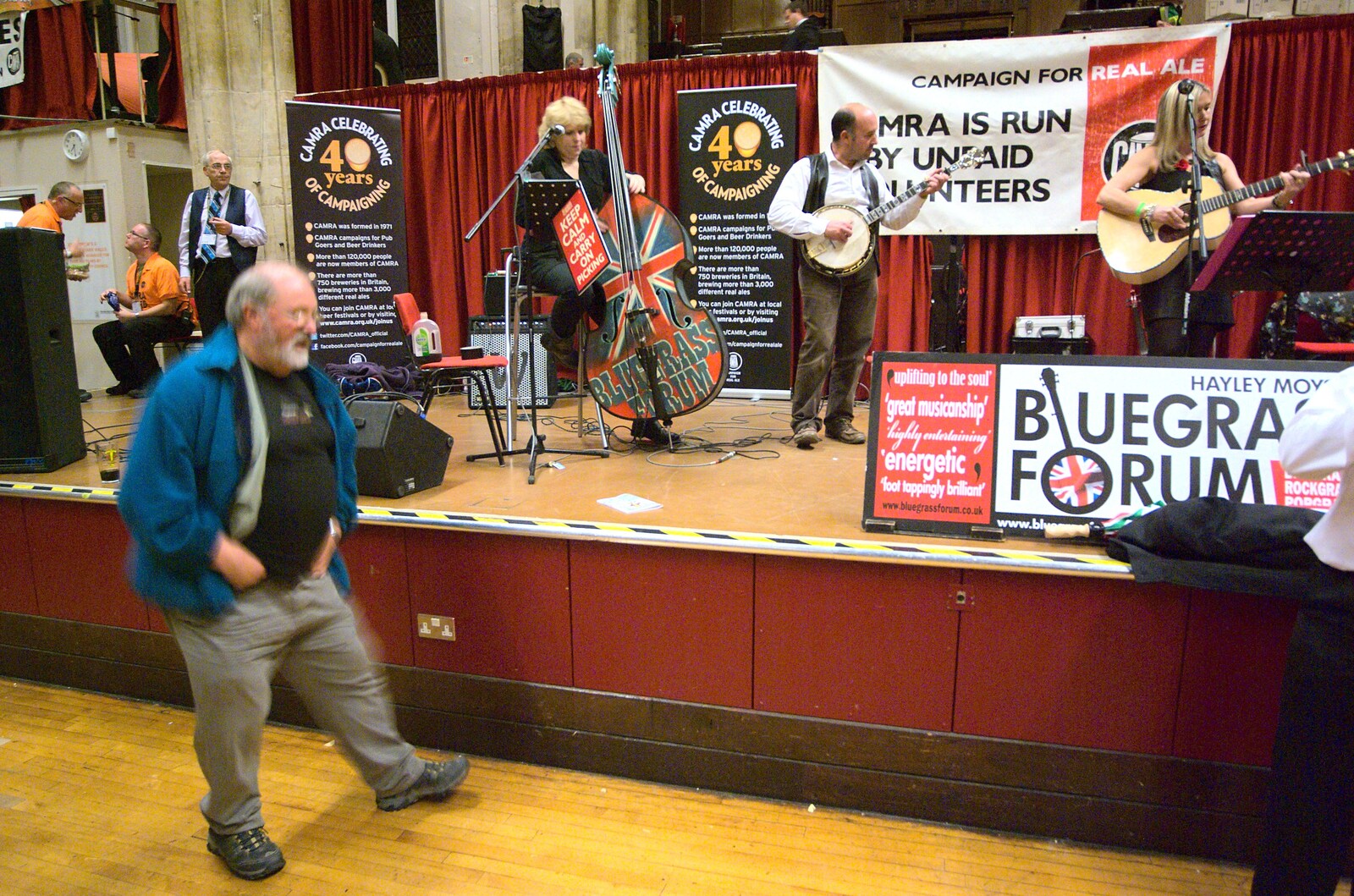 Some crazy dancing from The CAMRA Norwich Beer Festival, St. Andrew's Hall, Norwich - 26th October 2011