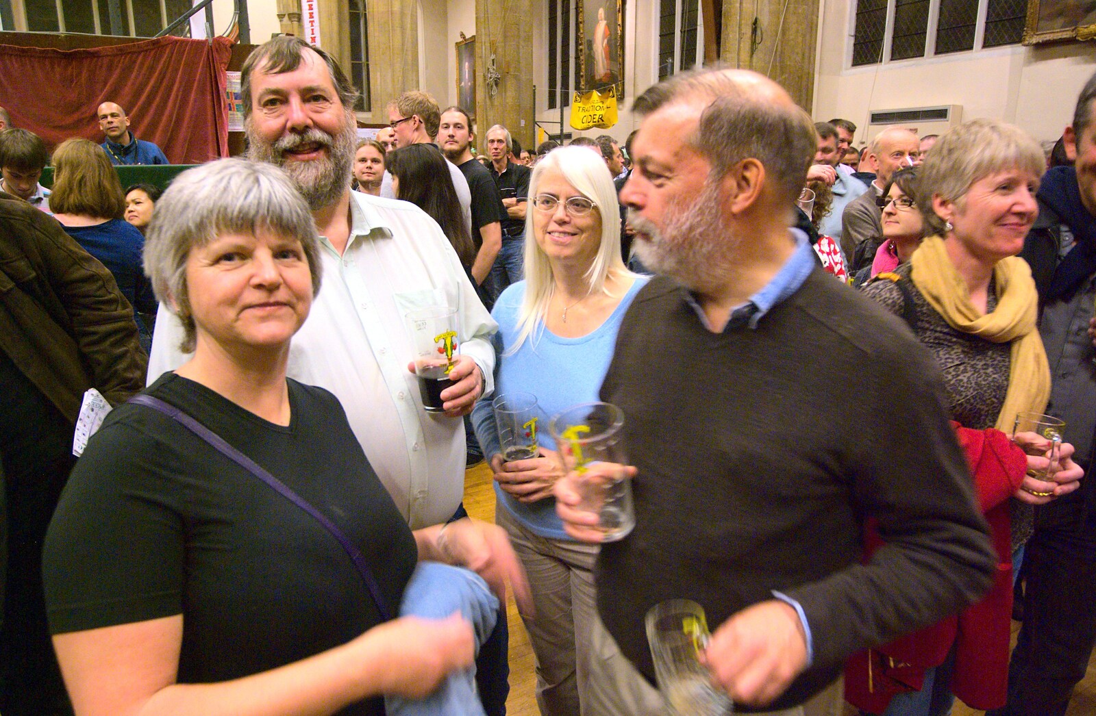 Gloria, Gerry, Carol and Benny from The CAMRA Norwich Beer Festival, St. Andrew's Hall, Norwich - 26th October 2011