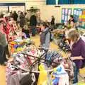 The school gym is ready for action, The NCT Sale and a Walk in the Woods, Bressingham and Thornham, Norfolk and Suffolk - 27th November 2011