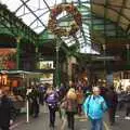 Christmas decorations at Borough Market, TouchType does Nandos, Southwark Arches, London - 29th November 2011