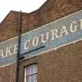 Another building advert, for Courage beers, TouchType does Nandos, Southwark Arches, London - 29th November 2011