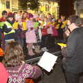 The choir sings, quietly, The Christmas Lights Switch-On, Eye, Suffolk - 2nd December 2011
