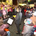 There's a media scrum, The Christmas Lights Switch-On, Eye, Suffolk - 2nd December 2011