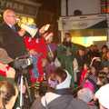 The megaphone's not actually working, The Christmas Lights Switch-On, Eye, Suffolk - 2nd December 2011