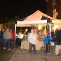 A stall by the post office, The Christmas Lights Switch-On, Eye, Suffolk - 2nd December 2011