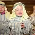 Fred's into it, the kid on the left, less so, Fred's First Nativity, St. Peter's Church, Palgrave, Suffolk - 8th December 2011