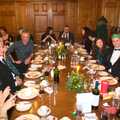 The top table, A Qualcomm Christmas, Christ's College, Cambridge - 8th December 2011