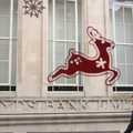A prancing reindeer over Lloyds Bank, Amandines, The BBs at the Park Hotel, and Norwich, Norfolk - 10th December 2011