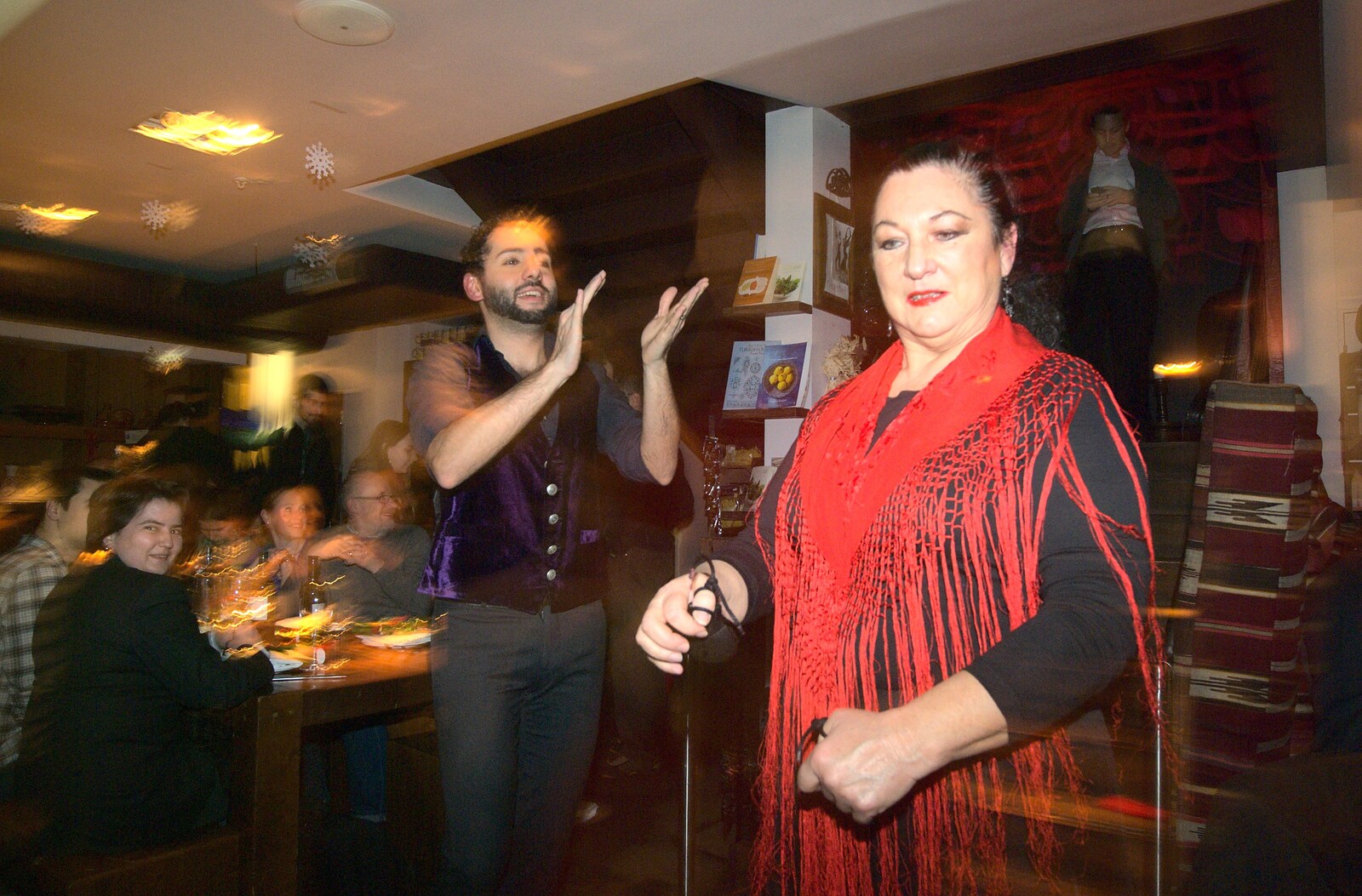 Flamenco dancing in Del Aziz from A TouchType Christmas, Southwark, London - 15th December 2011