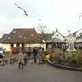 The Diss town sign, and whirling seagulls, Grandad's New House, and Discord by the Mere, Roydon and Diss, Norfolk - 21st December 2011