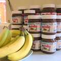 2012 The pancake café has just a few jars of Nutella laid in