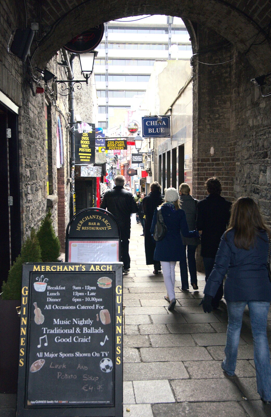 A Day in Dublin, Ireland - 7th January 2012: Merchant's Arch