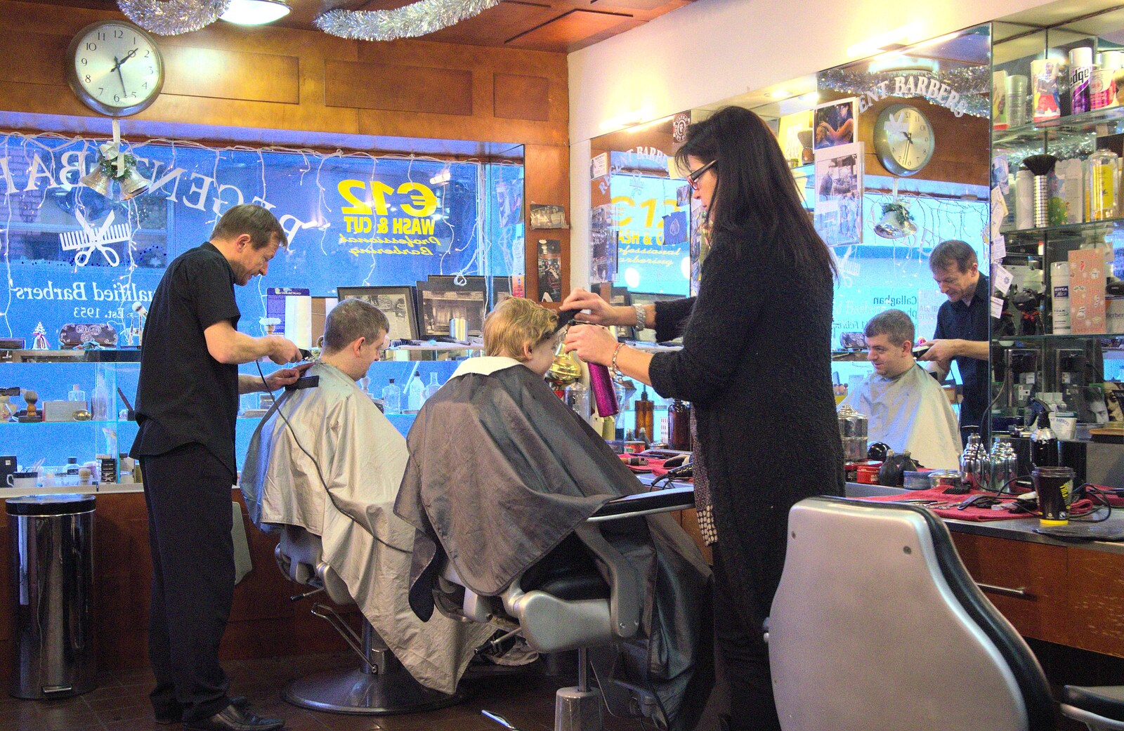 A Day in Dublin, Ireland - 7th January 2012: Fred's hair cut