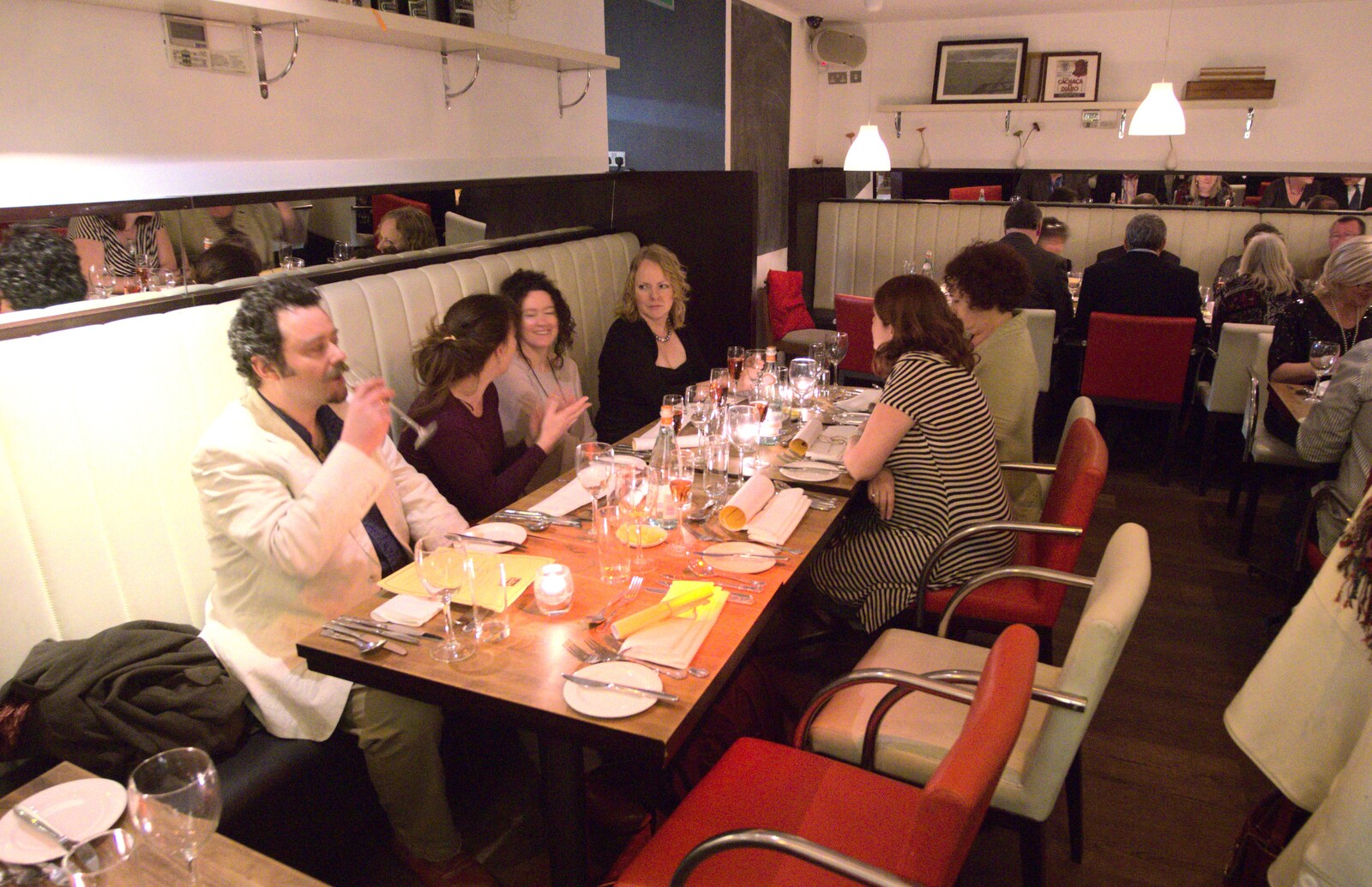Noddy, Davida, Evelyn, Jane, Louise and Isobel from Nom Nom's Popup Restaurant, Dublin, Ireland - 7th January 2012