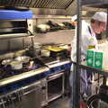 Wayne in the kitchen, Nom Nom's Popup Restaurant, Dublin, Ireland - 7th January 2012