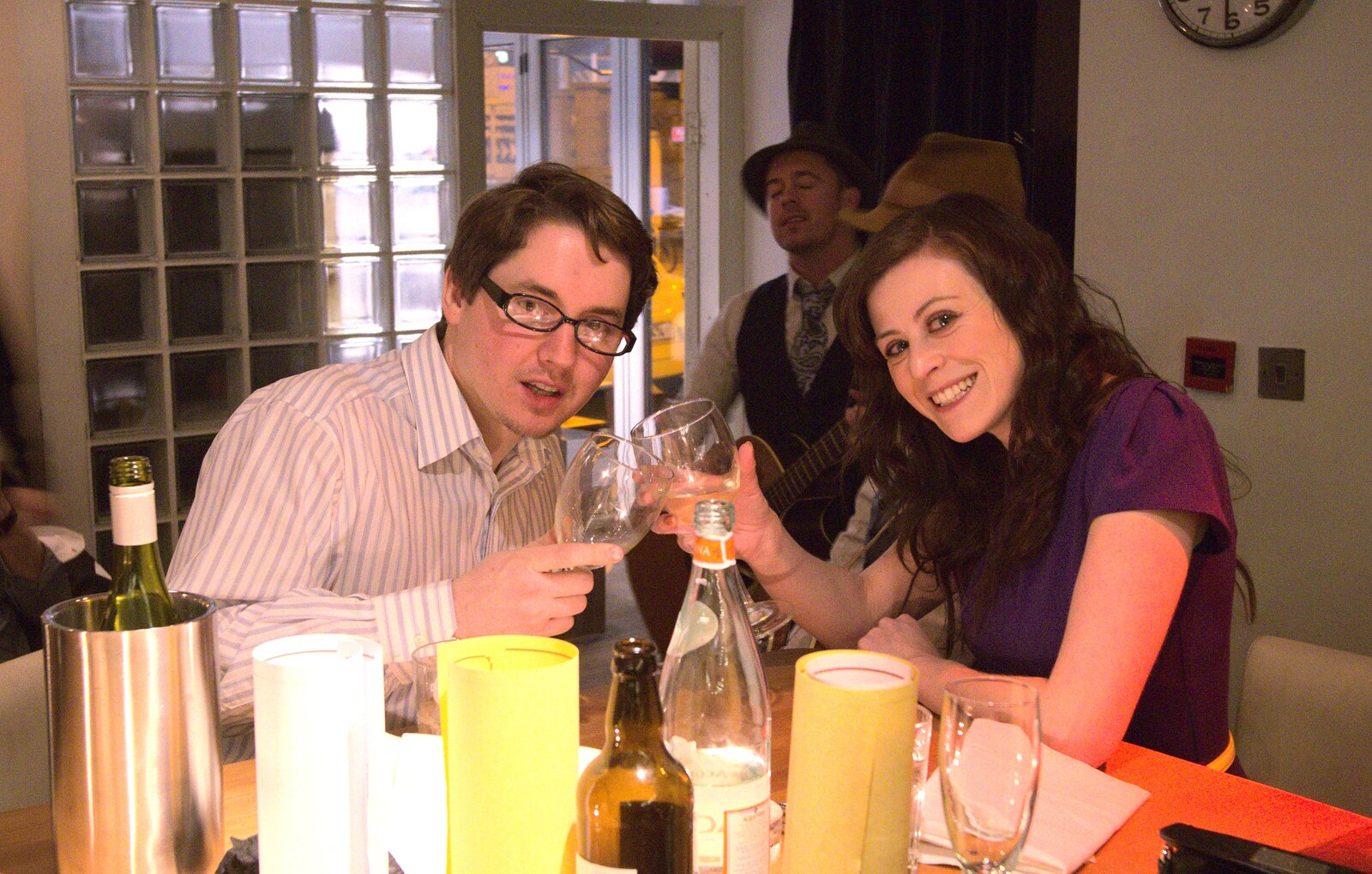 Eoghan (Percy) and Jen Mac from Nom Nom's Popup Restaurant, Dublin, Ireland - 7th January 2012