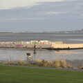 The off-shore Lido is popular with dog walkers, A Morning in Blackrock, County Dublin, Ireland - 8th January 2012