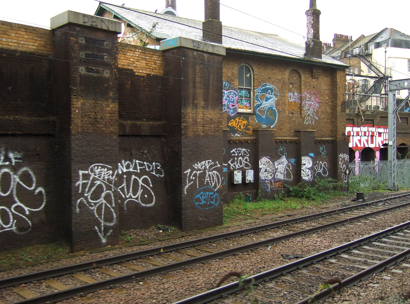 Graffiti around Brick Lane from Railway Randomness, and Grandad Sets Fire to Stuff, London and Brome, Suffolk - 22nd January 2012
