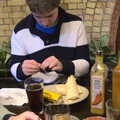 Doug cleans a tooth pick, The Bump, TouchType at Nandos, and Isobel does London - 3rd February 2012