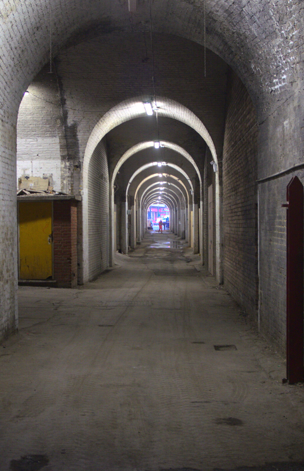 Under-the-railway arches near Ewer Street from The Bump, TouchType at Nandos, and Isobel does London - 3rd February 2012