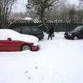 The other car is a bit buried, A Snowy February Miscellany, Suffolk - 7th February 2012