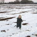 Fred roams around, Winter Walks with Sis and Matt, Brome and Thornham, Suffolk - 11th February 2012