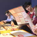 Lucy makes an order, TouchType does Wagamama, South Bank, London - 6th March 2012