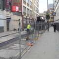 Roadworks on Union Street, TouchType does Wagamama, South Bank, London - 6th March 2012