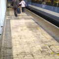 Manky tiles on platform 10, TouchType does Wagamama, South Bank, London - 6th March 2012