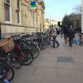Another pile of bikes on Sydney Street, A TouchType Hack Day, University Union, Bridge Street, Cambridge - 22nd March 2012