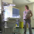 Isobel inspects 'The Toaster', Sprog Day 2: The Sequel, Brook Ward, Ipswich Hospital - 28th March 2012