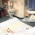 The midwife roams around prepping for measuring, Sprog Day 2: The Sequel, Brook Ward, Ipswich Hospital - 28th March 2012